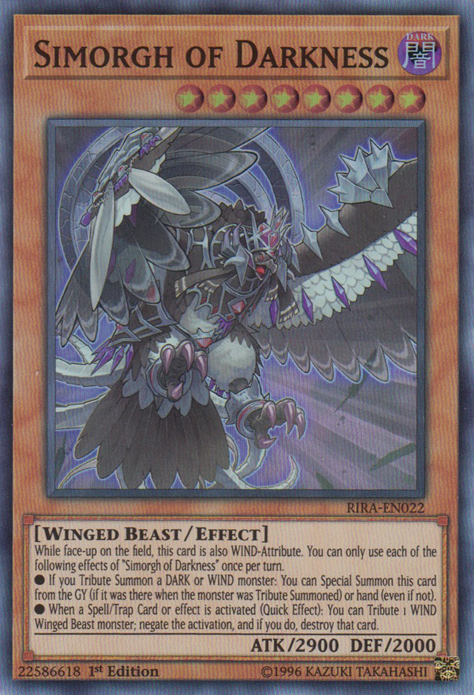 Simorgh of Darkness [RIRA-EN022] Super Rare | Good Games Adelaide SA