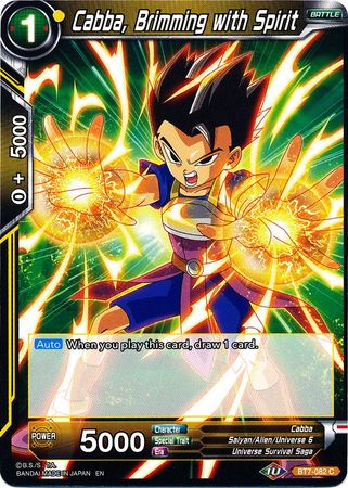 Cabba, Brimming with Spirit [BT7-082] | Good Games Adelaide SA
