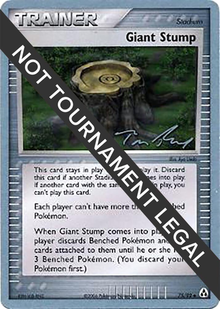 Giant Stump 2007 Tom Roos 75/92 (World Championship Decks)  | Good Games Adelaide SA