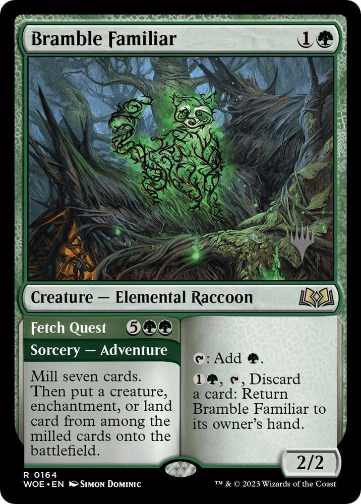 Bramble Familiar 164 (Promo Pack: Wilds of Eldraine)  | Good Games Adelaide SA