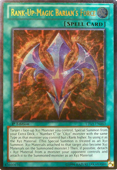 Rank-Up-Magic Barian's Force [LTGY-EN060] Ultimate Rare | Good Games Adelaide SA