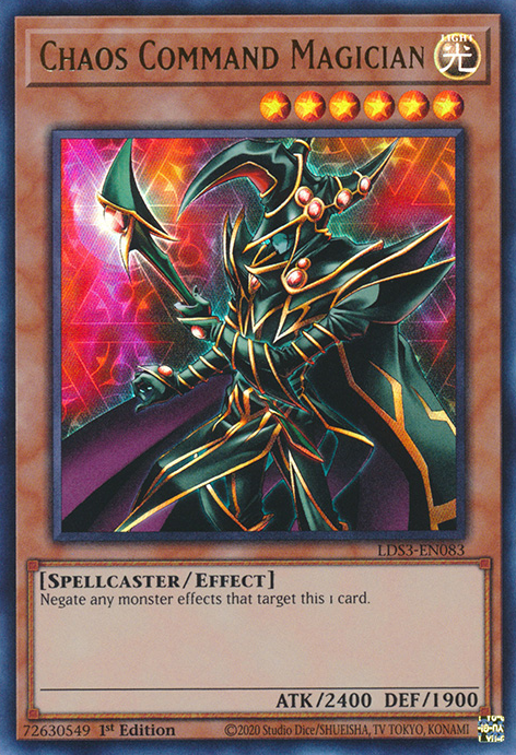 Chaos Command Magician [LDS3-EN083] Ultra Rare | Good Games Adelaide SA