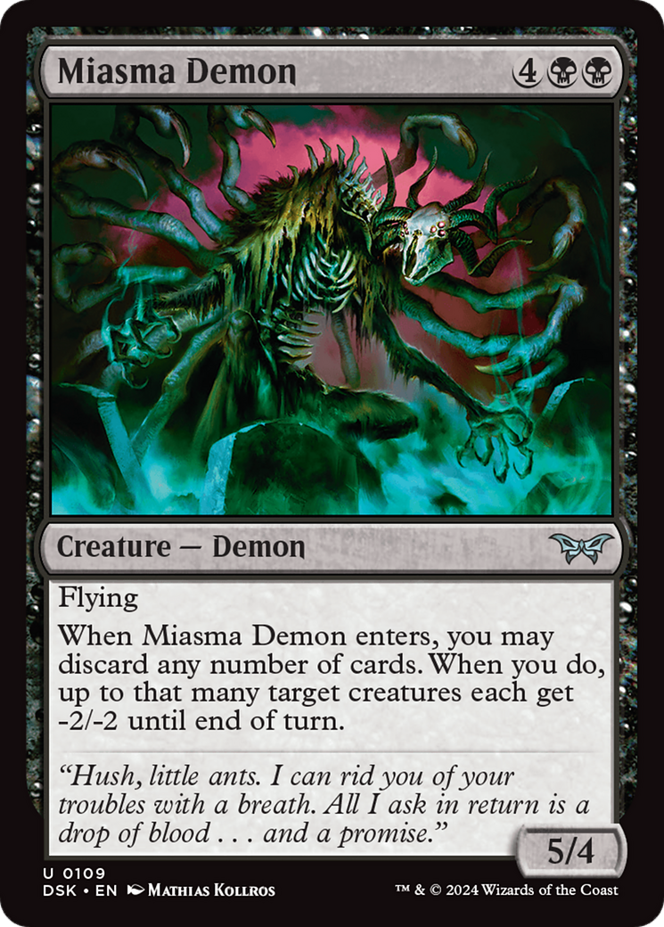 Miasma Demon [Duskmourn: House of Horror] | Good Games Adelaide SA