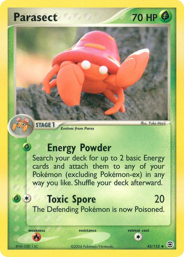 Parasect 43/112 (FireRed & LeafGreen)  - Reverse Holofoil | Good Games Adelaide SA