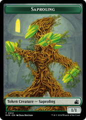 Saproling // Bird Illusion Double-Sided Token [Ravnica Remastered Tokens] | Good Games Adelaide SA