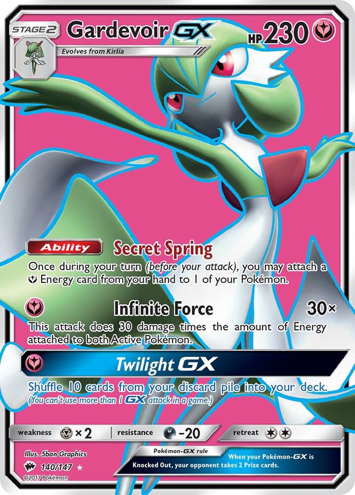 Gardevoir GX Full Art 140/147 (SM - Burning Shadows)  - Holofoil | Good Games Adelaide SA