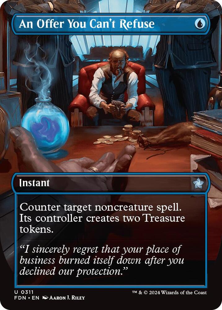 An Offer You Can't Refuse 311 (Foundations)  - Foil | Good Games Adelaide SA