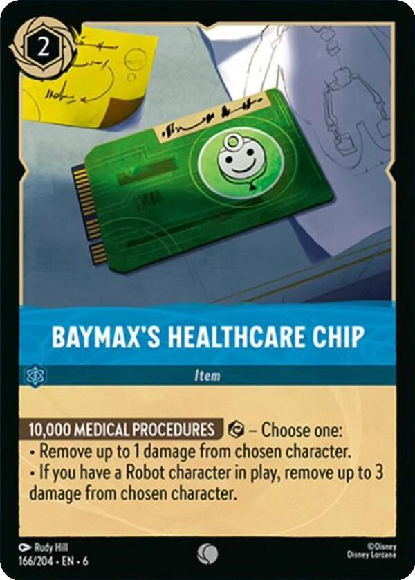 Baymaxs Healthcare Chip 166/204 (Azurite Sea)  - Cold Foil | Good Games Adelaide SA