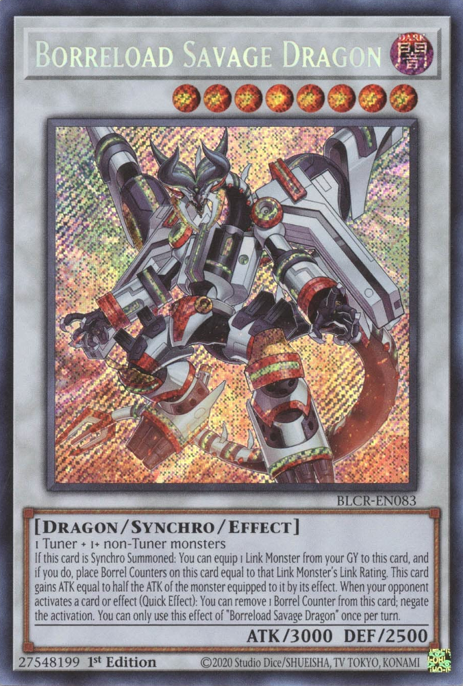 Borreload Savage Dragon [BLCR-EN083] Secret Rare | Good Games Adelaide SA
