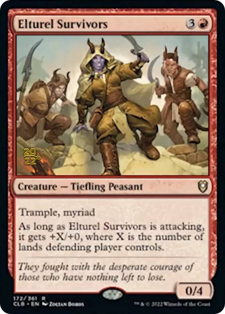 Elturel Survivors 172 (Prerelease Cards)  - Foil | Good Games Adelaide SA
