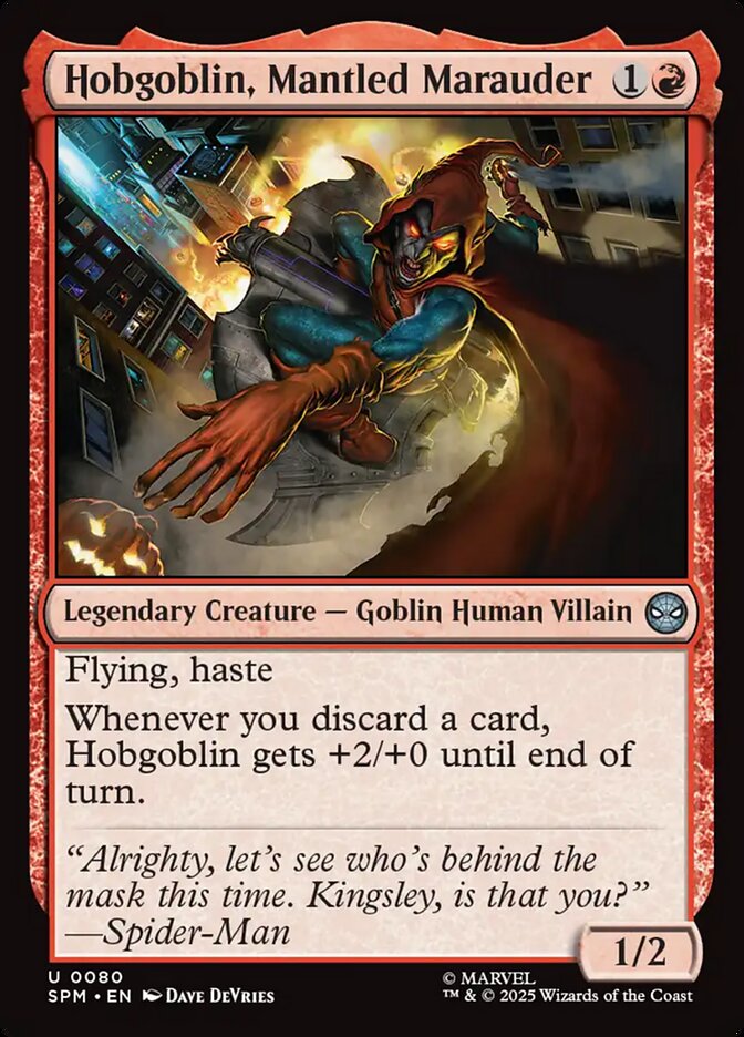 Hobgoblin, Mantled Marauder 80 (Marvel's Spider-Man)  - Foil | Good Games Adelaide SA
