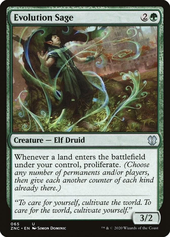 Evolution Sage 65 (Commander: Zendikar Rising)  | Good Games Adelaide SA