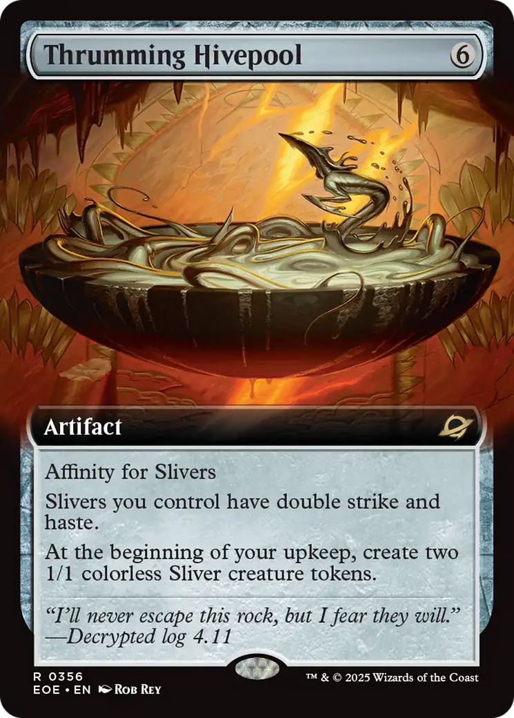Thrumming Hivepool (Extended Art) [Edge of Eternities] | Good Games Adelaide SA