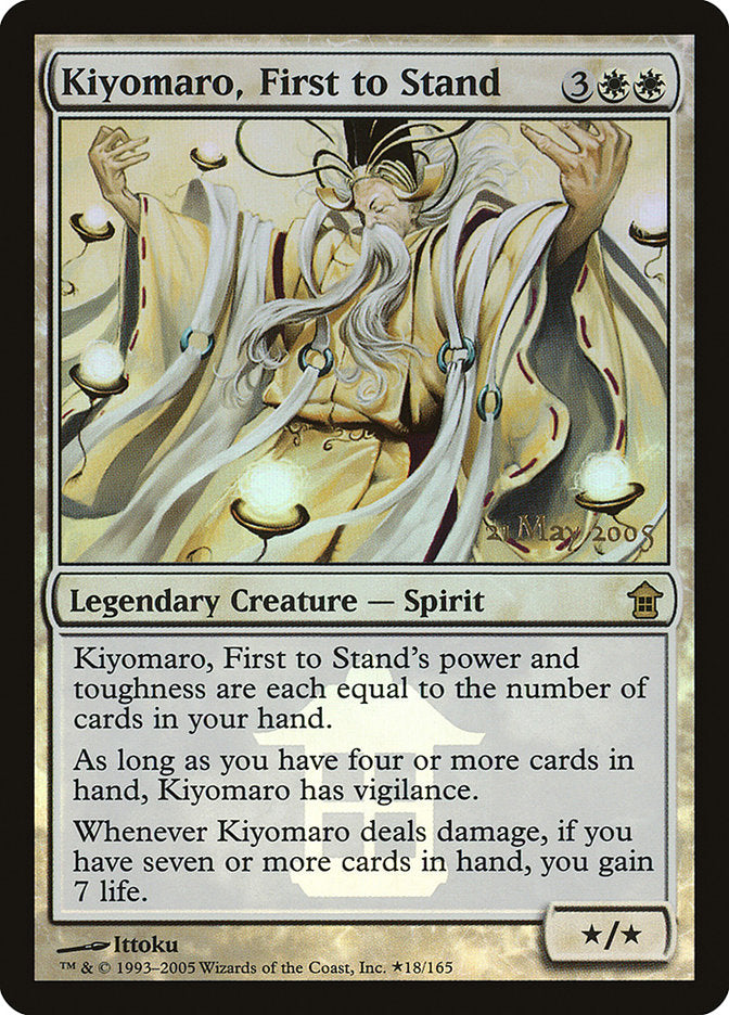 Kiyomaro, First to Stand [Saviors of Kamigawa Promos] | Good Games Adelaide SA