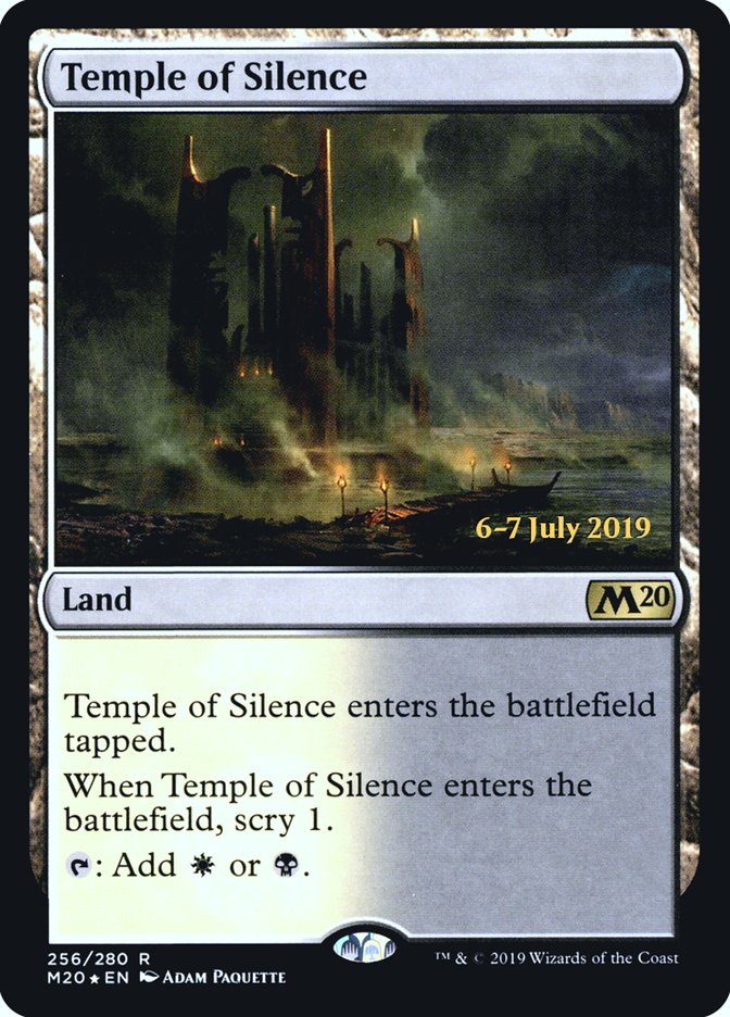 Temple of Silence  [Core Set 2020 Prerelease Promos] | Good Games Adelaide SA