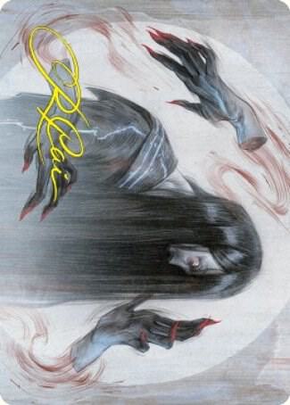 Clawing Torment Art Card Gold Stamped Signature 32 (Art Series: Kamigawa: Neon Dynasty)  | Good Games Adelaide SA