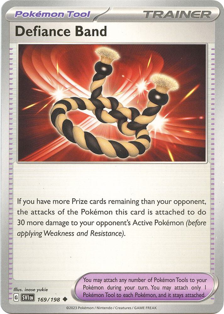 Defiance Band 169/198 (SV01: Scarlet & Violet Base Set)  | Good Games Adelaide SA