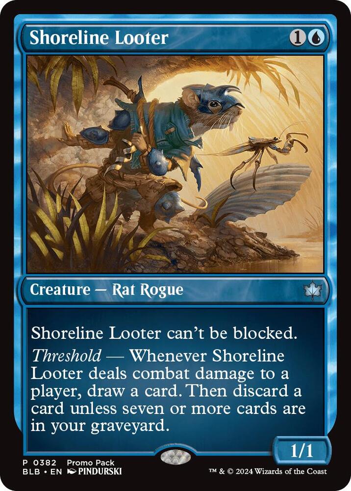 Shoreline Looter 382 (Promo Pack: Bloomburrow)  | Good Games Adelaide SA