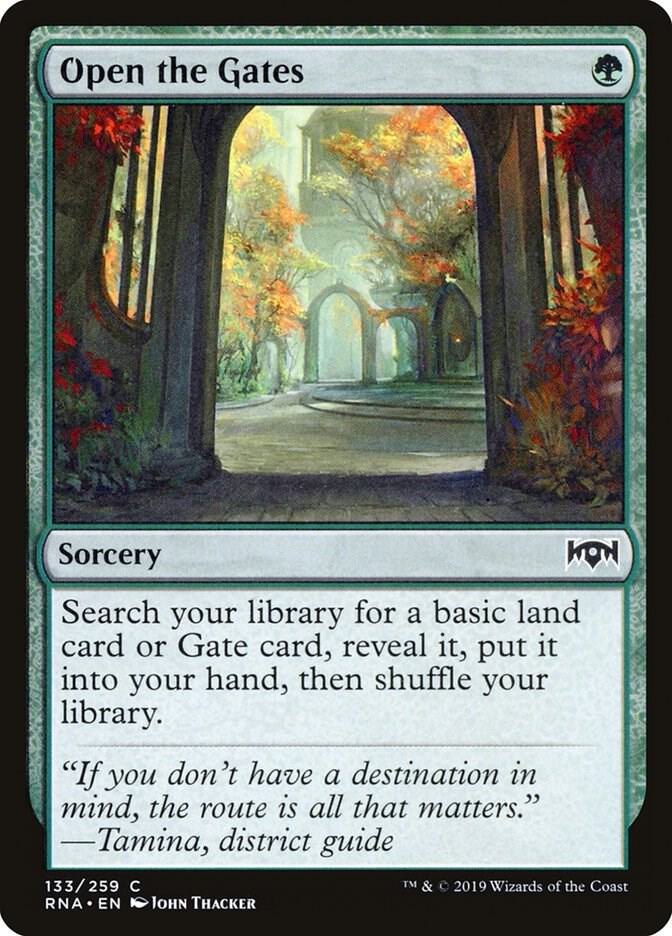 Open the Gates 133 (Ravnica Allegiance)  - Foil | Good Games Adelaide SA