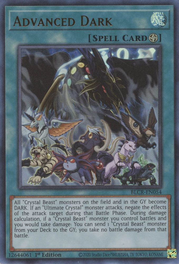Advanced Dark [BLCR-EN054] Ultra Rare | Good Games Adelaide SA