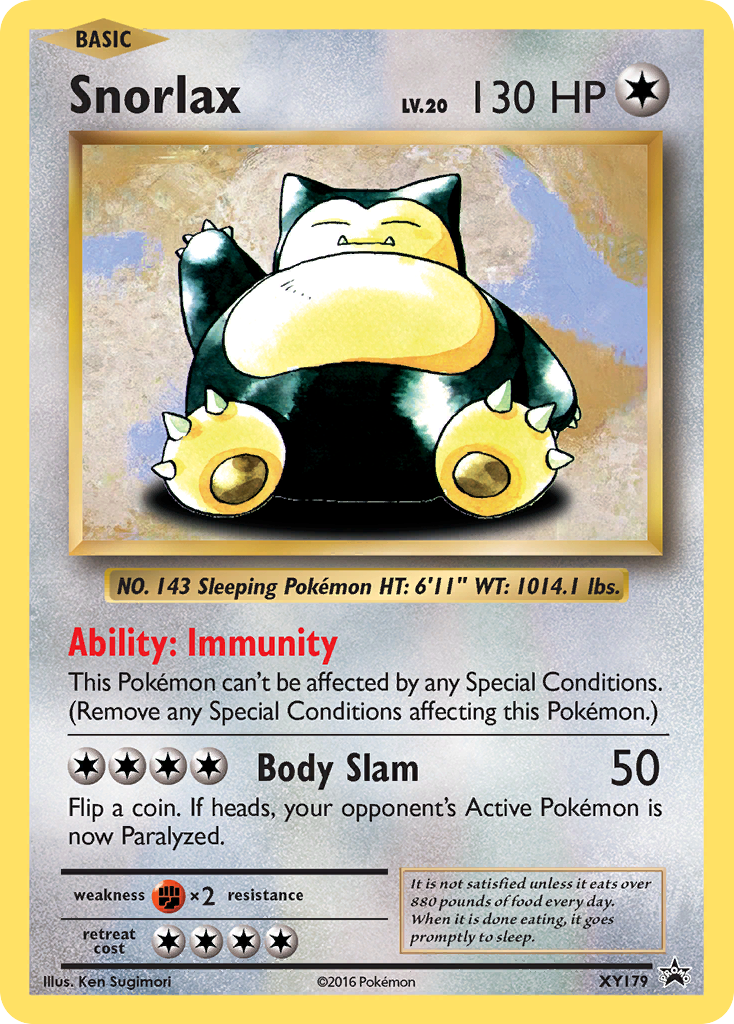 Snorlax (XY179) [XY: Black Star Promos] | Good Games Adelaide SA