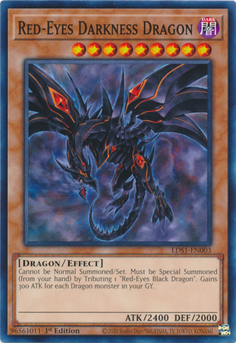 Red-Eyes Darkness Dragon [LDS1-EN003] Common | Good Games Adelaide SA