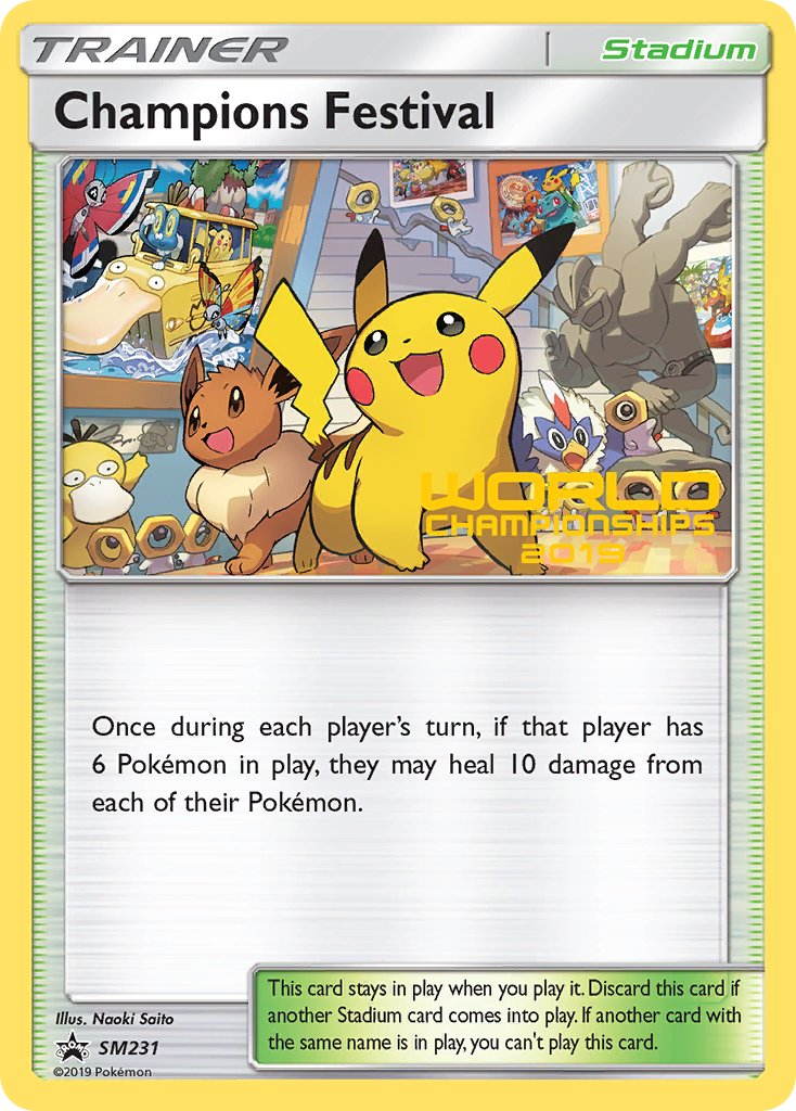 Champions Festival (SM231) (Quarter Finalist 2019) [Sun & Moon: Black Star Promos] | Good Games Adelaide SA