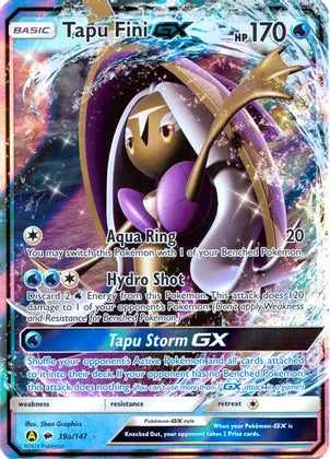 Tapu Fini GX (39a/147) [Alternate Art Promos] | Good Games Adelaide SA