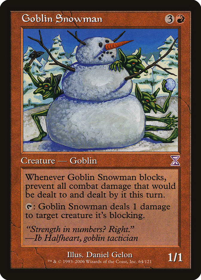 Goblin Snowman [Time Spiral Timeshifted] | Good Games Adelaide SA