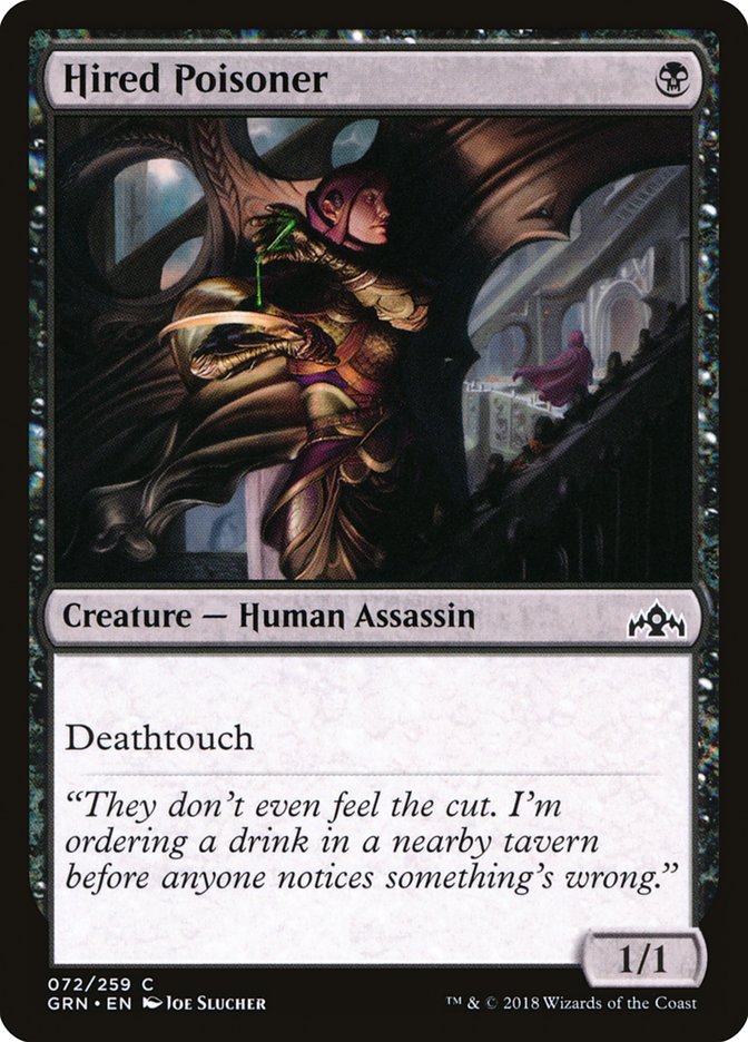 Hired Poisoner 72 (Guilds of Ravnica)  - Foil | Good Games Adelaide SA