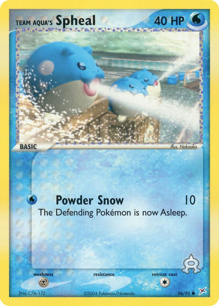 Team Aqua's Spheal 56/95 (Team Magma vs Team Aqua)  - Reverse Holofoil | Good Games Adelaide SA