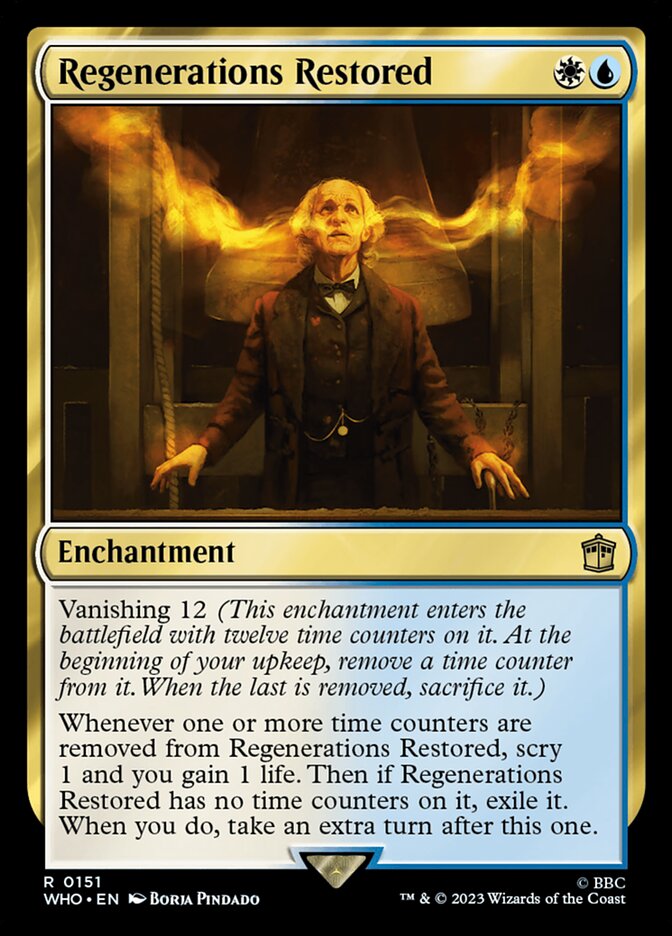 Regenerations Restored 151 (Universes Beyond: Doctor Who)  | Good Games Adelaide SA