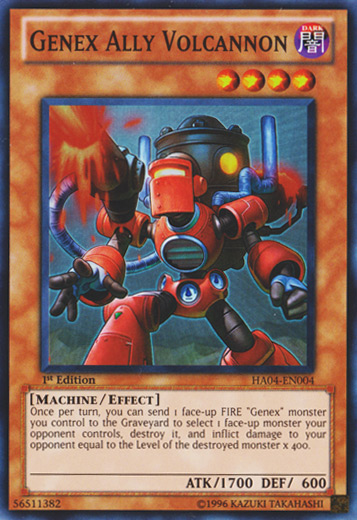 Genex Ally Volcannon [HA04-EN004] Super Rare | Good Games Adelaide SA