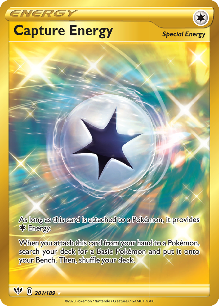 Capture Energy (201/189) [Sword & Shield: Darkness Ablaze] | Good Games Adelaide SA