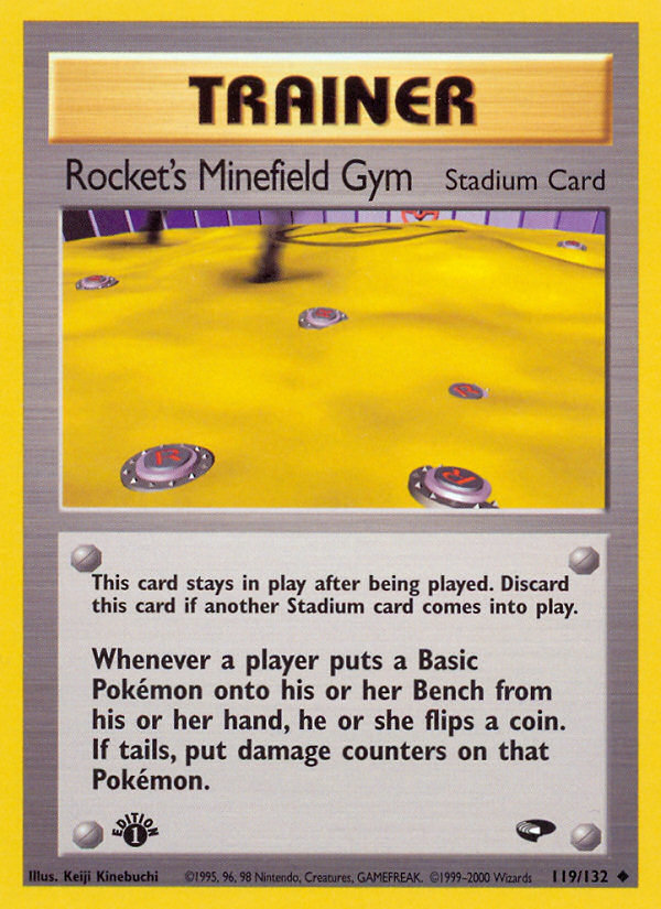 Rocket's Minefield Gym (119/132) [Gym Challenge 1st Edition] | Good Games Adelaide SA