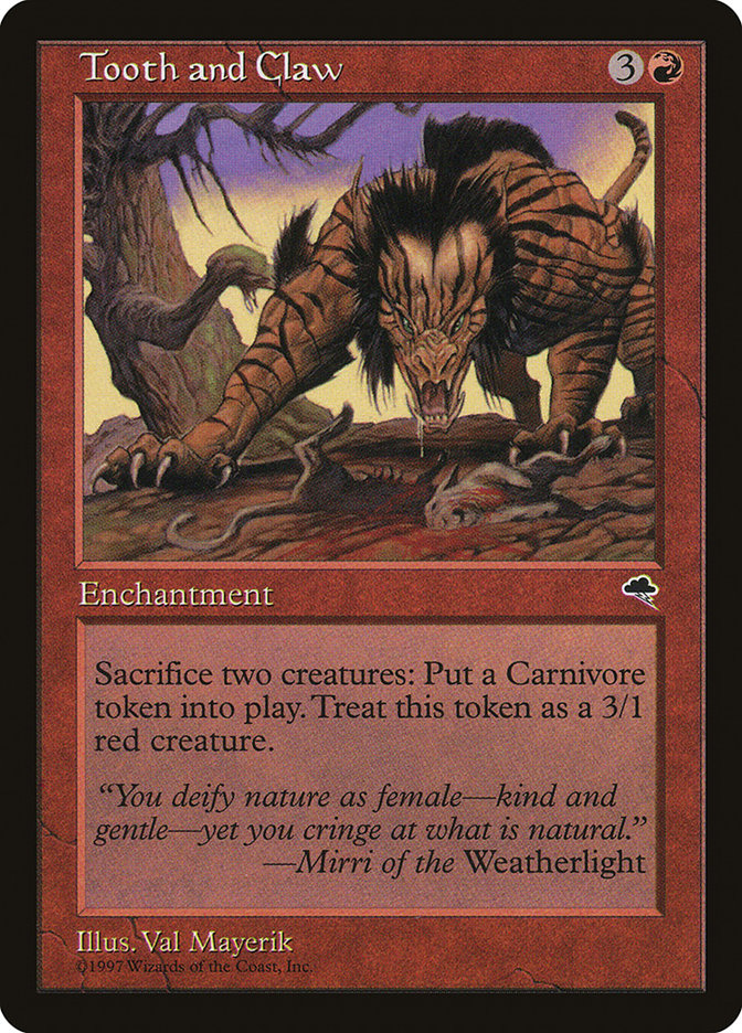 Tooth and Claw [Tempest] | Good Games Adelaide SA