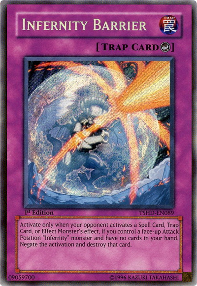 Infernity Barrier [TSHD-EN089] Secret Rare | Good Games Adelaide SA