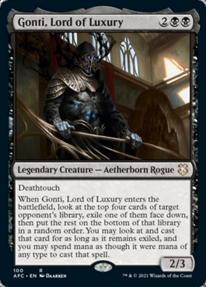 Gonti, Lord of Luxury [Dungeons & Dragons: Adventures in the Forgotten Realms Commander] | Good Games Adelaide SA