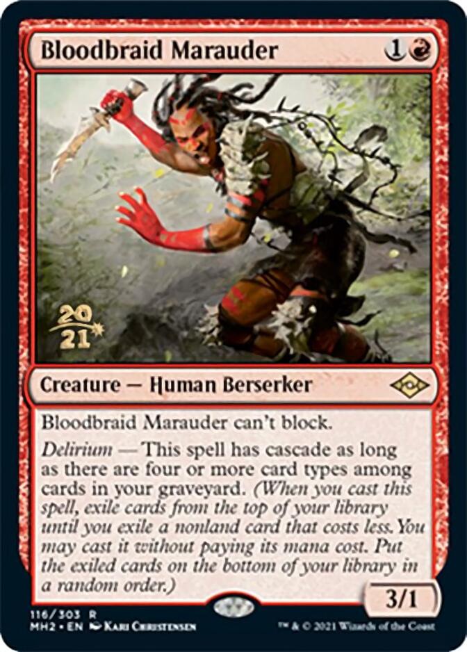 Bloodbraid Marauder [Modern Horizons 2 Prerelease Promos] | Good Games Adelaide SA