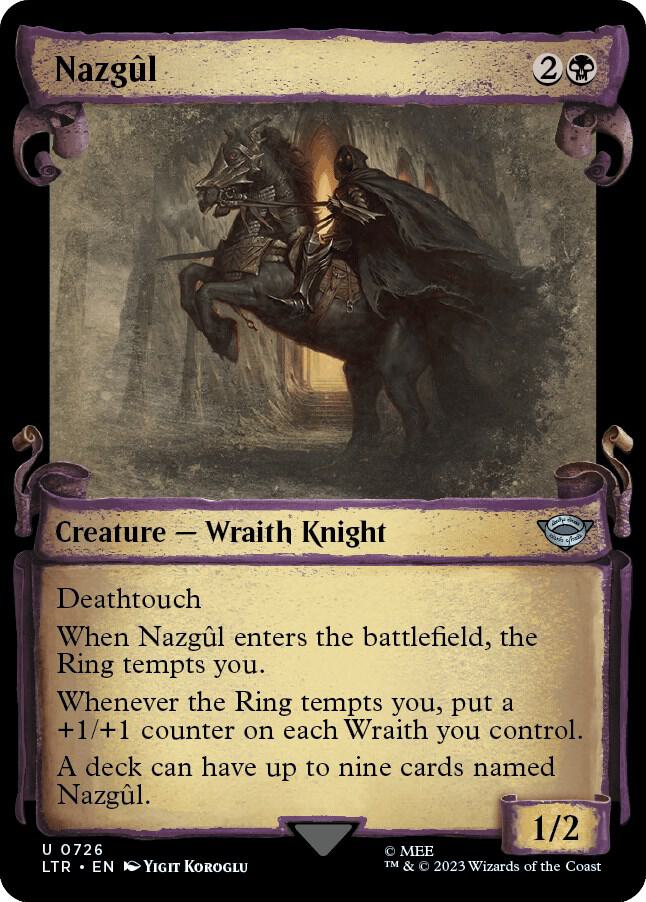 Nazgûl 726 (Universes Beyond: The Lord of the Rings: Tales of Middle-earth)  - Showcase Scroll | Good Games Adelaide SA