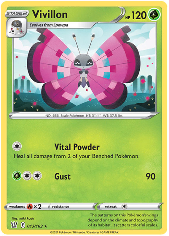 Vivillon (013/163) [Sword & Shield: Battle Styles] | Good Games Adelaide SA