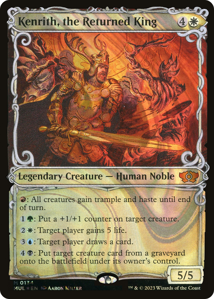 Kenrith, the Returned King (Halo Foil) [Multiverse Legends] | Good Games Adelaide SA