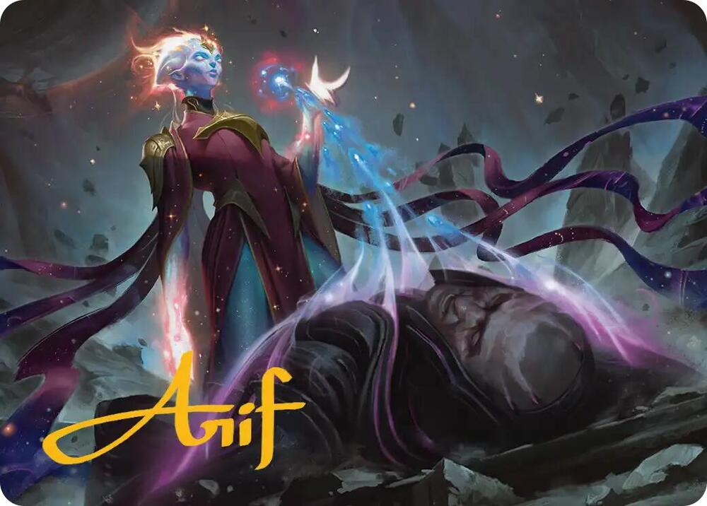Lightstall Inquisitor Art Card Gold Stamped Signature 5 (Art Series: Edge of Eternities)  | Good Games Adelaide SA