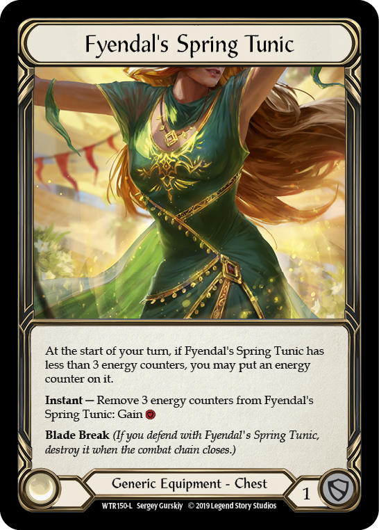 Fyendal's Spring Tunic [WTR150-L] Alpha Print Cold Foil | Good Games Adelaide SA