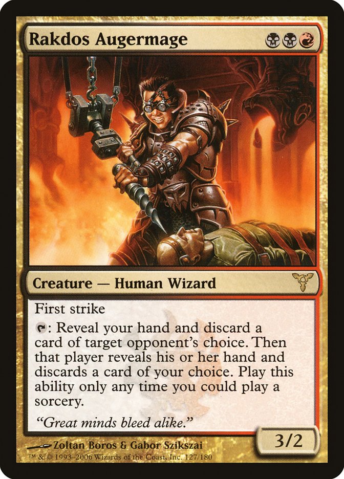 Rakdos Augermage 127 (Dissension)  - Foil | Good Games Adelaide SA