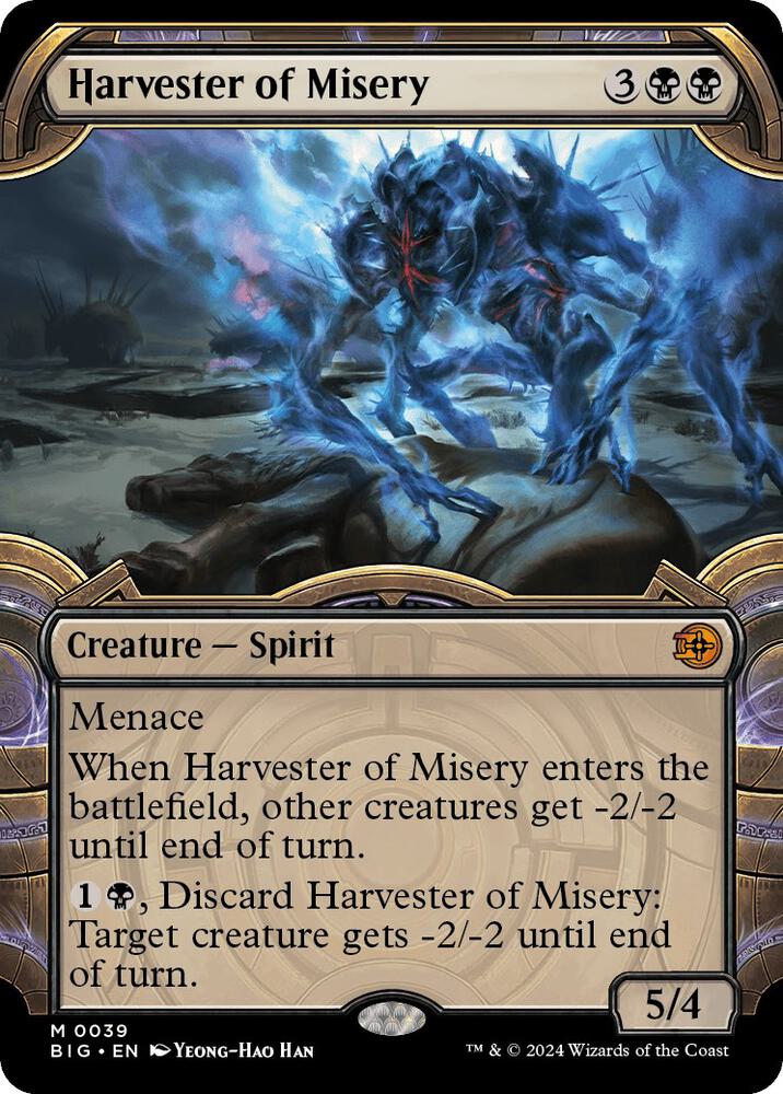 Harvester of Misery Showcase 39 (Outlaws of Thunder Junction: The Big Score)  - Foil | Good Games Adelaide SA