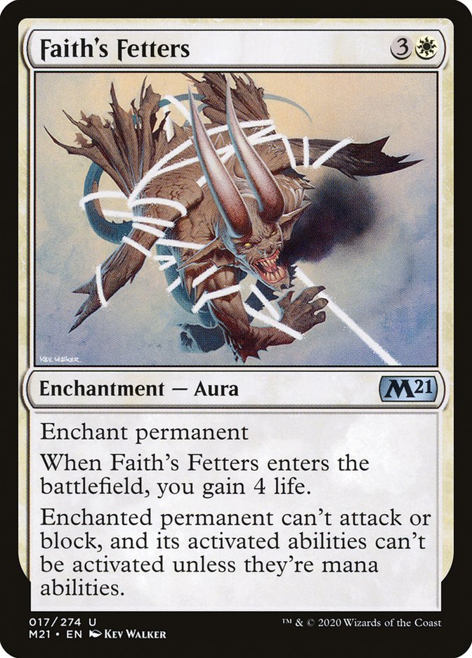 Faith's Fetters [Core Set 2021] | Good Games Adelaide SA