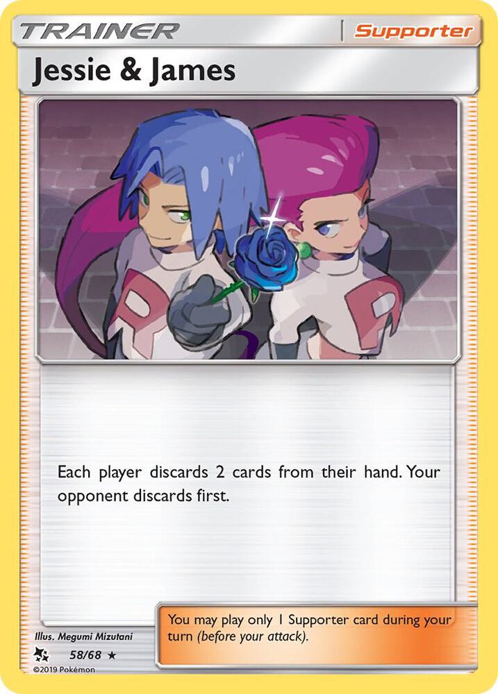 Jessie and James 58/68 (Hidden Fates)  - Holofoil | Good Games Adelaide SA