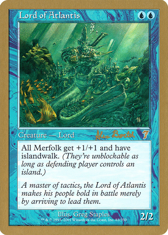 Lord of Atlantis (Alex Borteh) [World Championship Decks 2001] | Good Games Adelaide SA