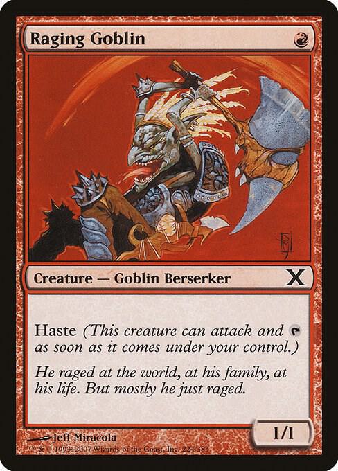 Raging Goblin 224 (10th Edition)  - Foil | Good Games Adelaide SA